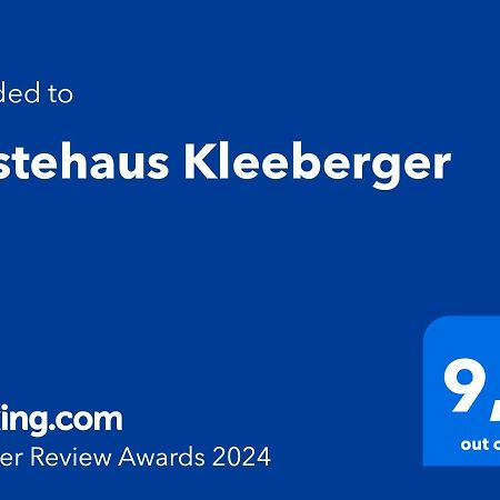 Gaestehaus Kleeberger Pleinfeld Ngoại thất bức ảnh